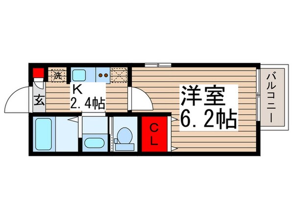 二和壱番館の物件間取画像